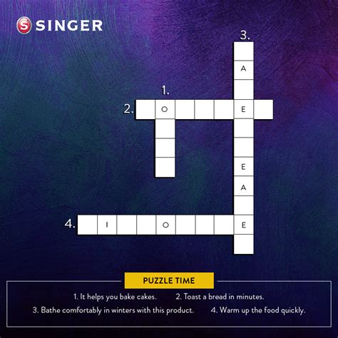 crossword singer